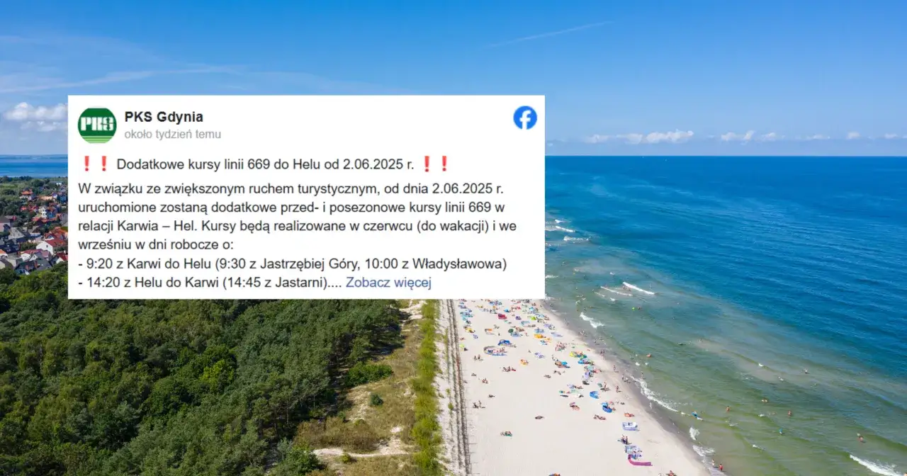 Zdjęcie Jak dojechać z Jastrzębiej Góry do Helu - najlepsze opcje transportu